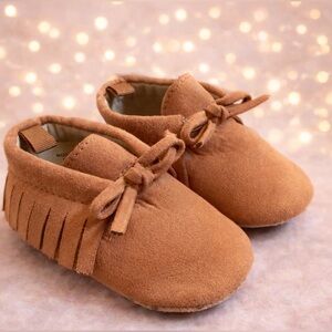 Old Navy Tan Kids Moccasins